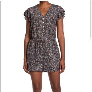 Rails Chloe Freesia Floral Print Romper